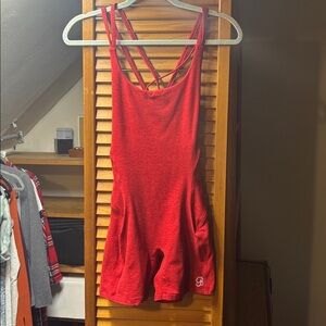Bombshell Sportswear Red Bike Shorts